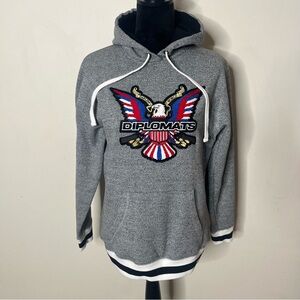 Dipset Couture Harlem World Diplomats Strapped Eagle Black White Hoodie Men’s M